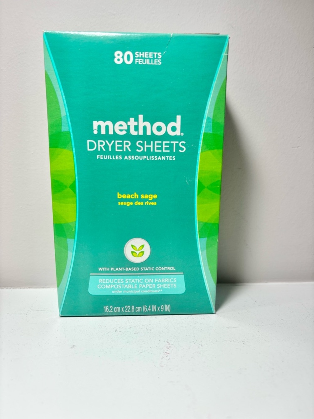 Method Beach Sage 80 Count Dryer Sheets Rare Discontinued Scent